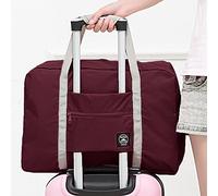 Organizer per vestiti, borsa da viaggio, borsa da viaggio, borsa per bagagli a mano, borsa a tracolla a breve distanza, borsa da viaggio pieghevole da donna, borsa da viaggio gadget (A, taglia unica)