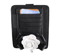 Organizer per visiera automatica, custodia per organizer per visiera | Appendino per occhiali da sole con tasca per biglietti e carte - Custodia portatile per visiera automatica con supporto per occhi