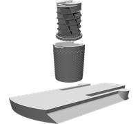 Organizer Pillole 31 Giorni Design Spirale Porta Farmaci Mensile Stampato