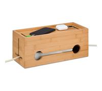 Organizer Porta Cavi Scrivania Cable Box Portacavi 2 Ciabatte HLP: 14x34,5x14 cm