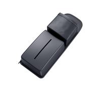 Organizer Porta Fazzoletti in Pelle per Seggiolino Auto Lato con Fascia Elastica