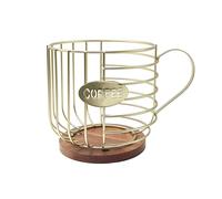 Organizer Porta Filtro Caffè Salvaspazio per Cucina Cestello Portaoggetti in Me