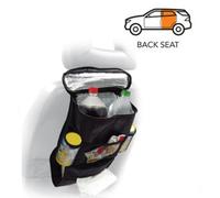 Organizer Porta Oggetti per Sedili Auto con Borsa Frigo Portaoggetti Flock