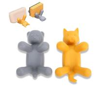 Organizer porta spugna per lavello da, porta spugna in silicone 2 pezzi | Portasapone in silicone, vassoio portasapone per doccia, vassoio in spugna per lavello da , vassoio organizer per lavello