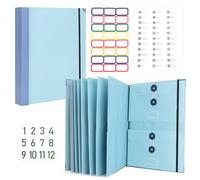 Organizer portadocumenti a libro, raccoglitore organizer "If I Die Binder", raccoglitore di emergenza per la vita, cartella espandibile per salvare certificati, lettere, porta passaporto