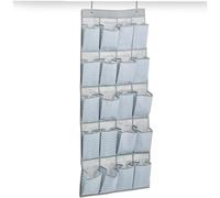 Organizer Portaoggetti da Appendere - Organizer Oggetti e Scarpe con 20 Scomparti da Porta, in TNT, 56x0.1x136cm