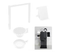 Organizer portaoggetti da scrivania, elegante supporto da scrivania per Cricut Bloom Studio filtri tazze accessori con espositore salvaspazio (bianco)