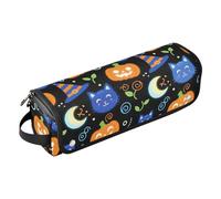 Organizer portatile per lo styling dei capelli con motivo carino di Halloween della stuoia di ferro