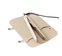 Organizer portatile per strumenti per capelli, custodia per bigodini e raddrizzatori, resistente al calore, con cuscinetto isolante, accessorio di bellezza, borsa per il trasporto con scomparti