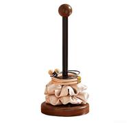 Organizer Rack, legame per capelli in legno acrilico clip di capelli supporto display sociale per media post verticale asta di stoccaggio gioielli