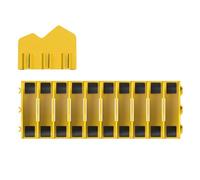 Organizer regolabile per pinze - Organizer per tagliapinze, robusto contenitore per pinze, organizer per 10 attrezzi con base in gomma antiscivolo, cassetta degli attrezzi