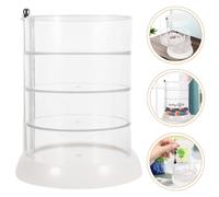 Organizer Rotante Trucchi Deposito Palla in Polvere Porta Di Spugna Bellezza