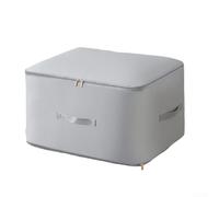 Organizer salvaspazio a compressione per biancheria da letto e vestiti stagionali, soluzione di stoccaggio, 52 x 42 x 60 cm (grigio)