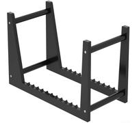 Organizer salvaspazio per CD e dischi in vinile per uso desktop in dormitori, case, uffici e aree di intrattenimento (nero)