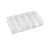 Organizer scatola portaoggetti in plastica contenitore trasparente per attrezzi