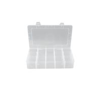 Organizer scatola portaoggetti in plastica contenitore trasparente per attrezzi