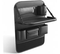 Organizer Schienale Auto per Mitsubishi Outlander Samurai 2013-2019 | Vassoio pieghevole e tasche multiple tengono gli oggetti in ordine; superficie in PU facile da pulire durante le soste.