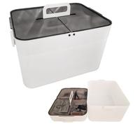 Organizer Scrivania Portaoggetti Multiuso con Supporto per Smartphone