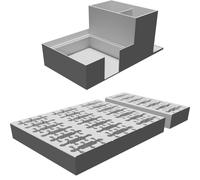 Organizer Scrivania Ufficio per Chiavette USB Micro SD e Foglietti Post-it