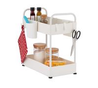 Organizer Sotto Lavandino 42,5x22x40 cm Scaffale Sottolavabo Cucina Organizer