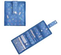 GIMA - Borsa Smart Trolley, in Poliestere Impermeabile, Resistente, Scomparti Regolabili, Tasche Esterne, Divisori Interni, Borsetta Removibile, Fondo in Gomma Impermeabile, Colore Blu, 56x32,5x49 cm