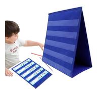 Organizer tascabile per classifiche, supporto da tavolo, display visivo pieghevole, tabelle tascabili da tavolo, lavagna didattica, strumento di pianificazione delle lezioni per insegnanti, uso in