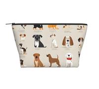 Organizer trapezoidale per cosmetici, specifico per razze canine, trousse per il trucco, trousse grande, organizer per ufficio e viaggi.