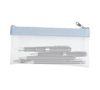 Organizer trasparente per cancelleria | Portapenne trasparente di grande capacità | Astuccio multiuso per cancelleria scolastica, pennarelli e cancelleria, Blue, verwijzen naar de beschrijving, Unisex