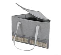 Organizer triangolare con coperchio, perfetto per armadio e lavanderia, può contenere vari tipi di grucce