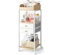 Organizer Trucchi, Pavimento Porta Trucchi Porta Trucchi Organizer con Cassetti, Organizer Skincare Organizer Bagno per Cura Della Pelle Smalto per Unghie Profumo Trucco Pennello Strumento Capelli