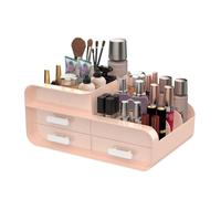 Organizer Trucchi, Porta Trucchi Organizzatore Grande Skincare Porta Trucchi Pennelli da Trucco Contenitori, Make Up Organizer per Cosmetici per Toeletta, Bagno e Camera da Letto,con Piccolo Cassetto