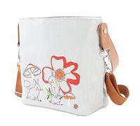 Organizer Universale per Passeggino, Borsa per Pannolini di Grande capacità Borsa a Tracolla per Mamma in PoliestereBorsa a Tracolla Multifunzione per Viaggiare con Motivi Carini