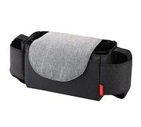 Organizer universale per passeggino con 2 portabicchieri isolati, borsa da appendere al passeggino, borse portatili per bottiglie da appendere
