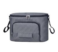 Organizer universale per passeggino, multifunzione, impermeabile, spallacci regolabili, per pannolini, biberon (grigio)