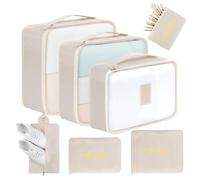 Organizer Valigie 7 Pezzi Set Waterproof Packing Cube Set Viaggio Organizer per