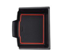 Organizer Vano Bracciolo Auto Center Console Organizer Box Bracciolo Scatola Immagazzinaggio Center Console Vassoio Organizzatore Riordino Compatibile Con Mitsubishi Per ASX 2023(RED)