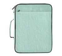 Organizer verde per archiviazione, 7 tasche, formato A4, formato lettera, con chiusura a cerniera, per la casa e l'ufficio, espandibile, cartella portadocumenti espandibile