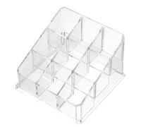 Organizer versatile in acrilico per rossetti, supporto trasparente per rossetti, lucido, in acrilico trasparente, con 9/24/36/40 scomparti per organizzare tubi di rossetto e prodotti di bellezza