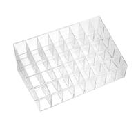 Organizer versatile in acrilico per rossetti, supporto trasparente per rossetti, lucido, in acrilico trasparente, con 9/24/36/40 scomparti per organizzare tubi di rossetto e prodotti di bellezza