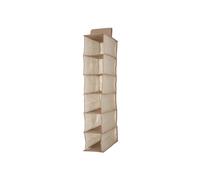 Organizer verticale 6 scomparti 84x30x15 cm Sofia beige