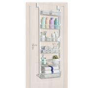 Organizer Verticale Pensile Multiuso da Porta a 6 Ripiani per Bagno o Cucina