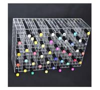 Organizer Verticale Trasparente per Pennarelli. Portapenne Da Tavolo In Acrilico. Ripiano per Pennarelli, Penne, Matite E Pennelli Artistici. Adatto per La Decorazione Della Casa(32.3x12x60.5 cm)