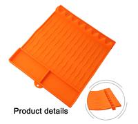 Organizza i tuoi attrezzi per barbecue con tappetino in silicone per griglie Web