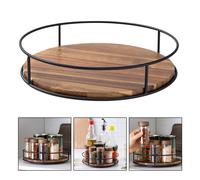 Organizza i tuoi condimenti con stile con questo organizer da tavolo rotondo in