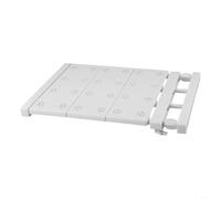 Organizza il tuo guardaroba con divisorio telescopico multistrato per vestiti e accessori (38-60 cm)