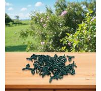 Organizza in modo efficiente il tuo giardino con robuste clip di supporto per piante progettate per ridurre al minimo i danni agli steli (S)