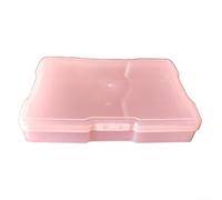 Organizza le tue foto da 10 x 15 cm con questa scatola portaoggetti, per artigianato e oggetti di uso quotidiano, leggera e portatile (arancione)
