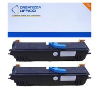 Organizza Ufficio 2 Toner S050521 C13S050521 0521 3.200 Pagine Compatibili Alta Capacità per Epson AcuLaser M1200