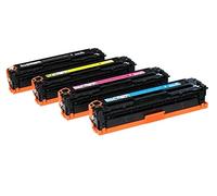 Organizza Ufficio CB540A (2.200 Pagine)/CB541A/CB542A/CB543A (1.400 Pagine) KIT 4 Toner Compatibili per HP LASERJET CP1210 CP1215-N CP1217 CP1510 CP1514-N CP1518-NI CP1515n CM1312NF-N