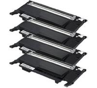 Organizza Ufficio CLT-K4072S K407S 4 Toner Compatibili Neri (1.500 Pagine Cad.) per Samsung CLP-320N CLP-325W CLX-3185FN CLX-3185FW